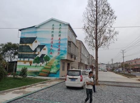 河口墙绘的制作流程