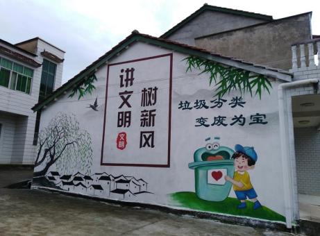 河口墙绘是现在流行的墙体广告