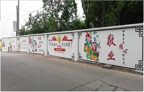 河口手绘墙画在现实中主要有哪些应用？