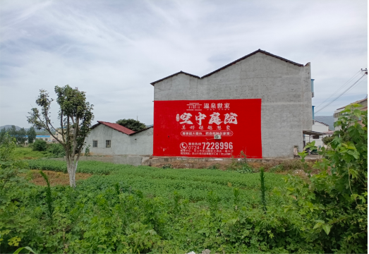 河口做墙体广告的意义